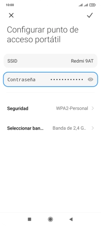 Pulsa el icono de guardar. Pulsa el icono de guardar.