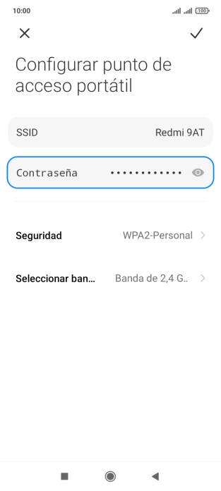 Pulsa el icono de guardar. Pulsa el icono de guardar.