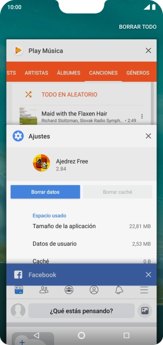 Pulsa BORRAR TODO. Pulsa BORRAR TODO.