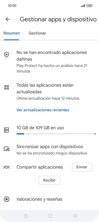 Pulsa Gestionar. Pulsa Gestionar.