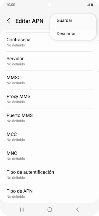 Pulsa Guardar. Pulsa Guardar.