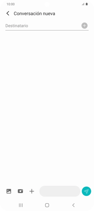 Pulsa en el campo de búsqueda e introduce las primeras letras del nombre del destinatario deseado. Pulsa en el campo de búsqueda e introduce las primeras letras del nombre del destinatario deseado.