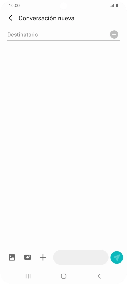 Pulsa en el campo de búsqueda e introduce las primeras letras del nombre del destinatario deseado. Pulsa en el campo de búsqueda e introduce las primeras letras del nombre del destinatario deseado.