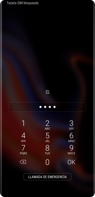 Si lo solicita el teléfono, introduce el código PIN y pulsa OK. Si lo solicita el teléfono, introduce el código PIN y pulsa OK.