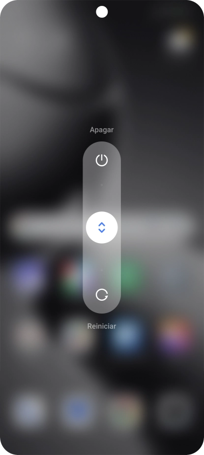Pulsa el círculo y arrástralo hacia arriba. Pulsa el círculo y arrástralo hacia arriba.