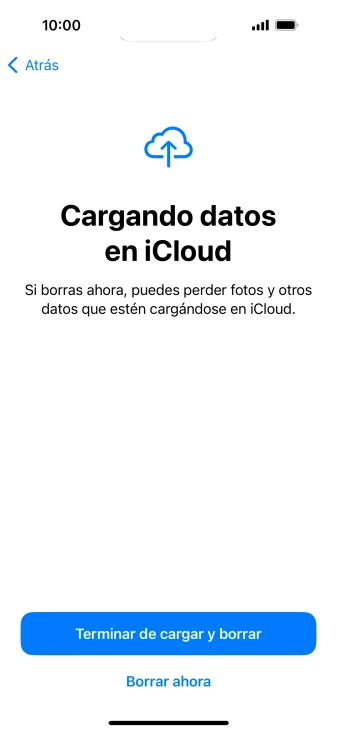 Pulsa el ajuste deseado. Pulsa el ajuste deseado.