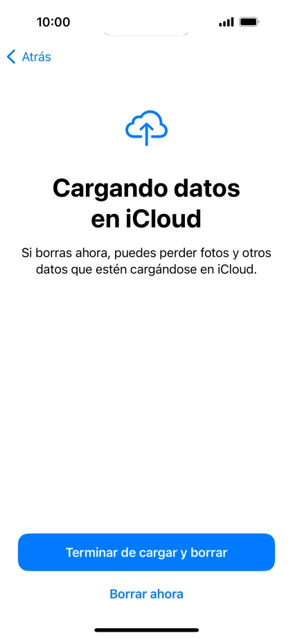 Pulsa el ajuste deseado. Pulsa el ajuste deseado.
