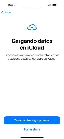Pulsa el ajuste deseado. Pulsa el ajuste deseado.