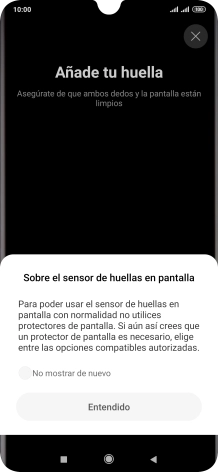 Pulsa Entendido. Pulsa Entendido.