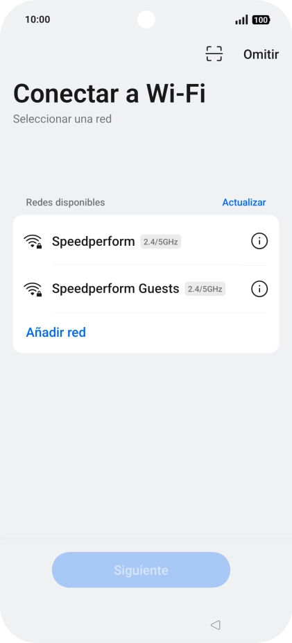 Pulsa la red wifi deseada. Pulsa la red wifi deseada.
