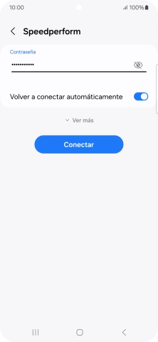 Introduce la contraseña de la red wifi y pulsa Conectar. Introduce la contraseña de la red wifi y pulsa Conectar.
