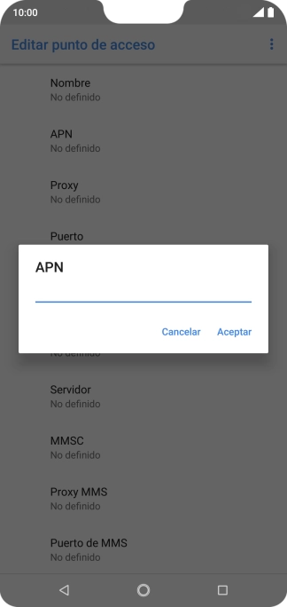 Introduce airtelwap.es y pulsa Aceptar. Introduce airtelwap.es y pulsa Aceptar.