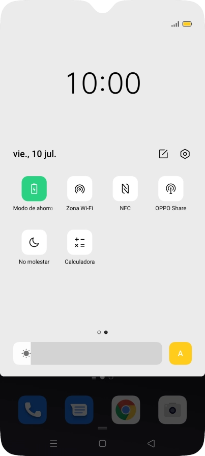 Pulsa la tecla de inicio para terminar y regresar a la pantalla de inicio. Pulsa la tecla de inicio para terminar y regresar a la pantalla de inicio.
