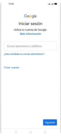 Si no tienes una cuenta de Google, pulsa Crear cuenta y sigue las indicaciones de la pantalla para ver cómo crear una cuenta nueva. Si no tienes una cuenta de Google, pulsa Crear cuenta y sigue las indicaciones de la pantalla para ver cómo crear una cuenta nueva.