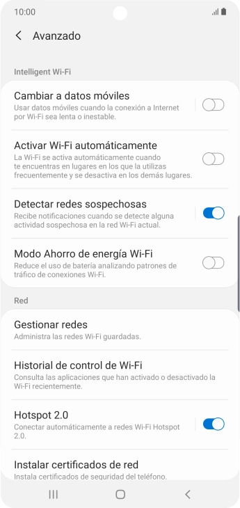 Pulsa la tecla de inicio para terminar y regresar a la pantalla de inicio. Pulsa la tecla de inicio para terminar y regresar a la pantalla de inicio.