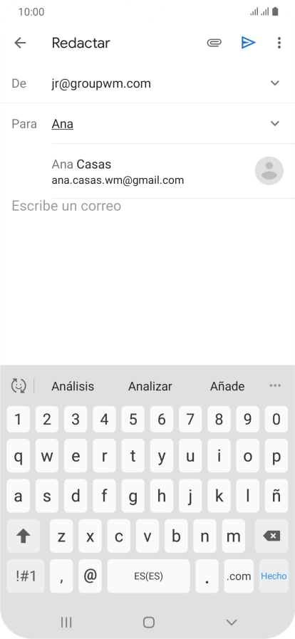 Pulsa el contacto deseado. Pulsa el contacto deseado.