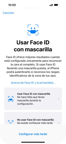 Pulsa Configurar más tarde. Pulsa Configurar más tarde.