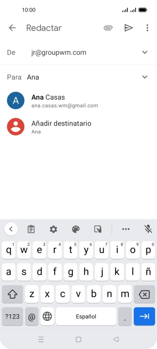 Pulsa el contacto deseado. Pulsa el contacto deseado.