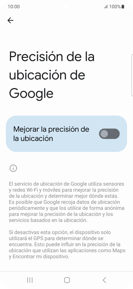 Si pulsas el indicador junto a Si pulsas el indicador junto a