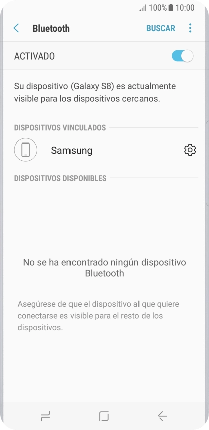 Pulsa la tecla de inicio para terminar y regresar a la pantalla de inicio. Pulsa la tecla de inicio para terminar y regresar a la pantalla de inicio.