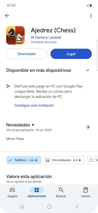 Pulsa Desinstalar. Pulsa Desinstalar.