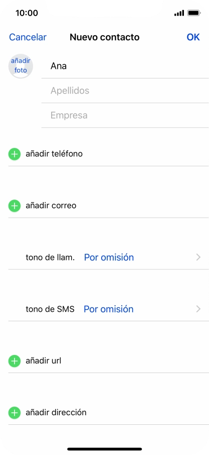 Pulsa Apellidos e introduce el apellido. Pulsa Apellidos e introduce el apellido.