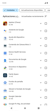 Pulsa la app deseada. Pulsa la app deseada.