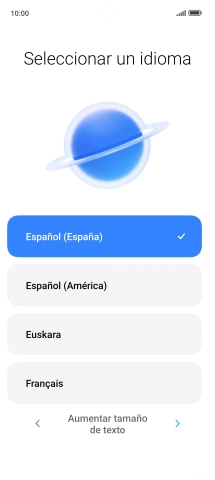 Pulsa el idioma deseado. Pulsa el idioma deseado.