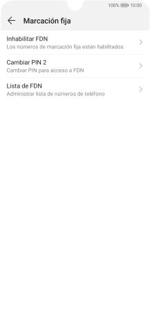 Pulsa Inhabilitar FDN. Pulsa Inhabilitar FDN.