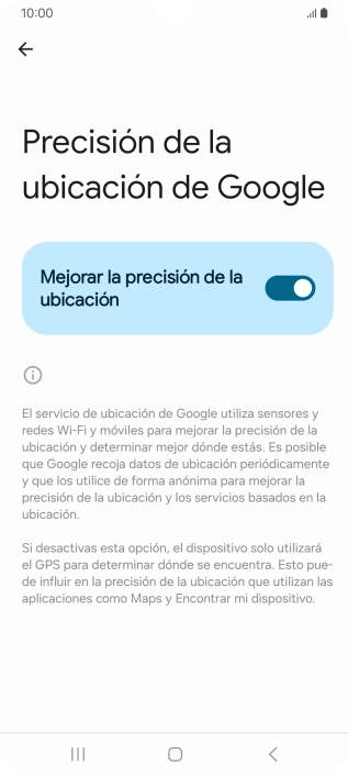 Si pulsas el indicador junto a Si pulsas el indicador junto a