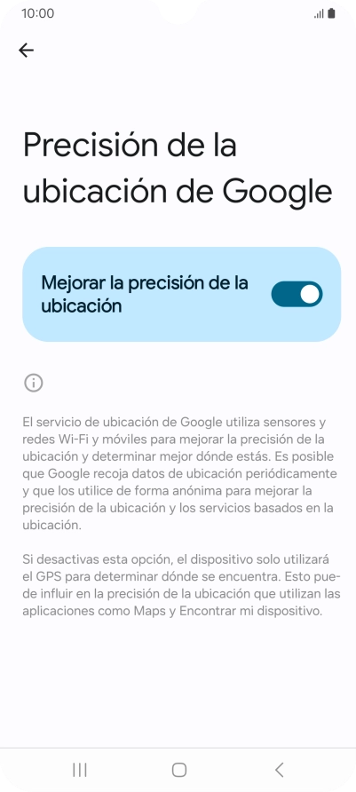 Si pulsas el indicador junto a Si pulsas el indicador junto a