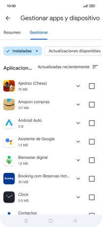 Pulsa la app deseada. Pulsa la app deseada.
