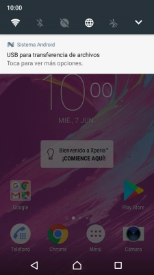Pulsa el icono de conexiones. Pulsa el icono de conexiones.