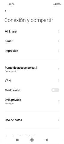 Pulsa Uso de datos. Pulsa Uso de datos.