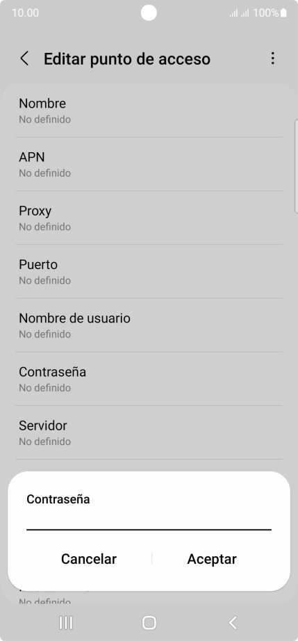 Introduce wap125 y pulsa Aceptar. Introduce wap125 y pulsa Aceptar.