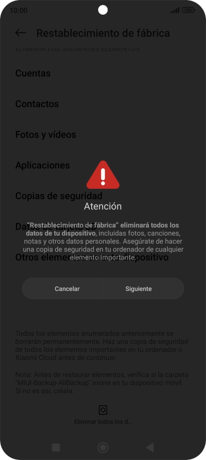 Pulsa Siguiente. Pulsa Siguiente.