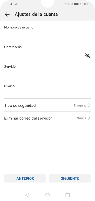 Pulsa Tipo de seguridad. Pulsa Tipo de seguridad.