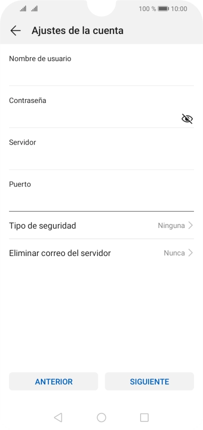 Pulsa Tipo de seguridad. Pulsa Tipo de seguridad.