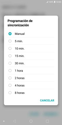 Pulsa el ajuste deseado. Pulsa el ajuste deseado.