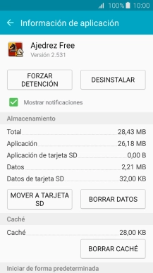 Pulsa MOVER A TARJETA SD. Pulsa MOVER A TARJETA SD.