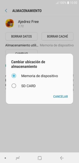 Pulsa el nombre de la tarjeta de memoria. Pulsa el nombre de la tarjeta de memoria.