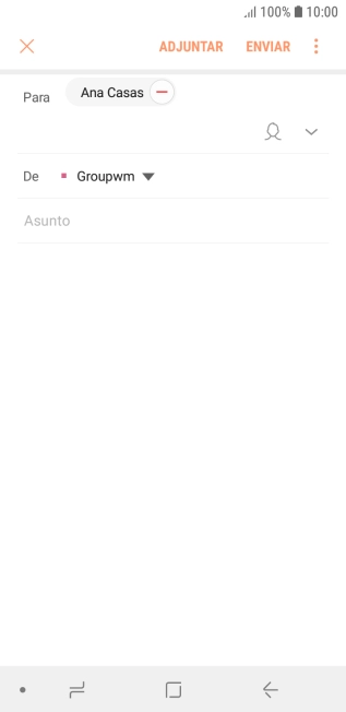 Pulsa Asunto e introduce el asunto deseado. Pulsa Asunto e introduce el asunto deseado.