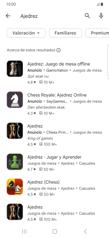 Pulsa la app deseada. Pulsa la app deseada.