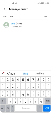 Pulsa el contacto deseado. Pulsa el contacto deseado.
