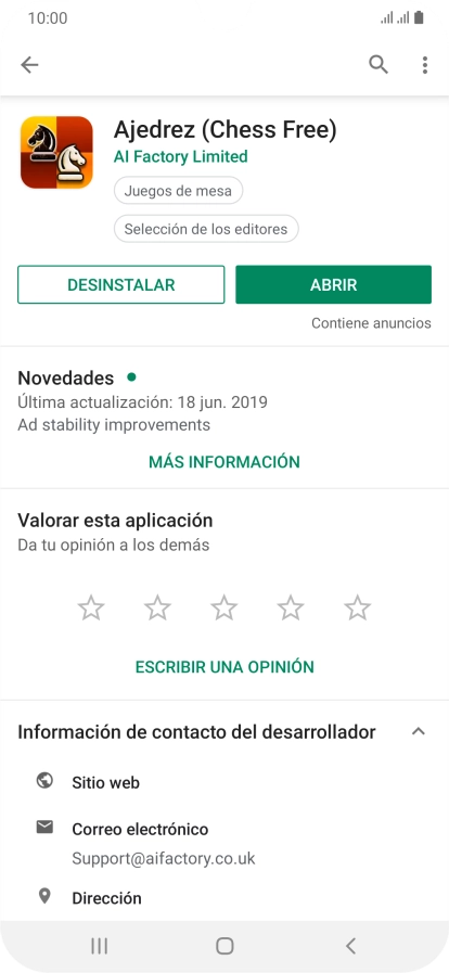 Pulsa DESINSTALAR. Pulsa DESINSTALAR.