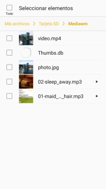 Pulsa el archivo deseado. Pulsa el archivo deseado.