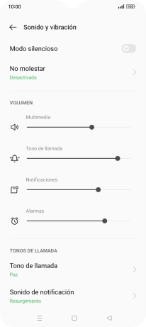 Pulsa Tono de llamada. Pulsa Tono de llamada.