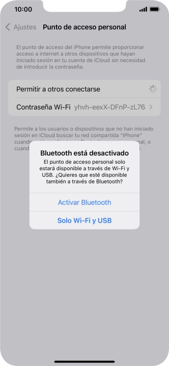 Si la función de wifi está activada, pulsa Solo Wi-Fi y USB. Si la función de wifi está activada, pulsa Solo Wi-Fi y USB.