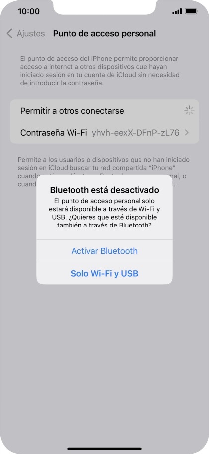 Si la función de wifi está activada, pulsa Solo Wi-Fi y USB. Si la función de wifi está activada, pulsa Solo Wi-Fi y USB.