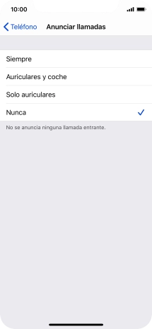 Pulsa Siempre para activar la función cuando el modo silencioso está desactivado. Pulsa Siempre para activar la función cuando el modo silencioso está desactivado.